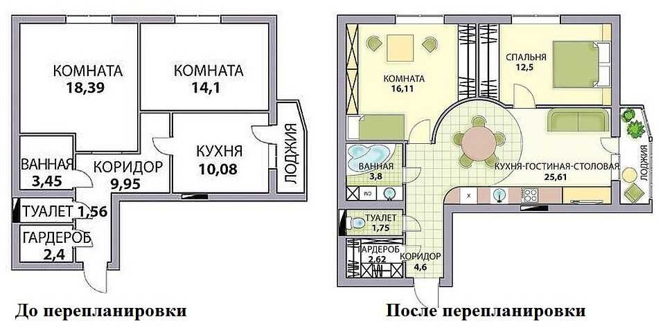 Из двушки в трешку – перепланировка хрущевки