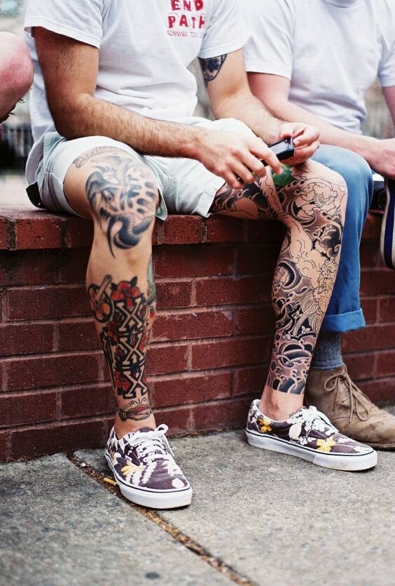Тату на ноге. Тату на ноге для мужчин. 100+ татуировок и тату эскизов на сайте, заходи!
