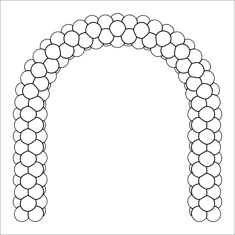 Гирлянда из шаров схема. Схема арки из шаров. Конструктор рисунков для Аэродизайна. Арка из шаров нарисованная. Арка Радуга из воздушных шаров схема.
