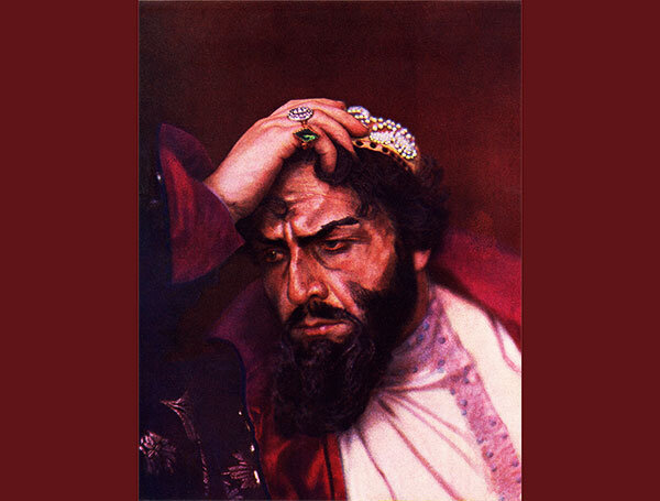 С. Прокудин-Горский. Фёдор Шаляпин в роли Бориса Годунова