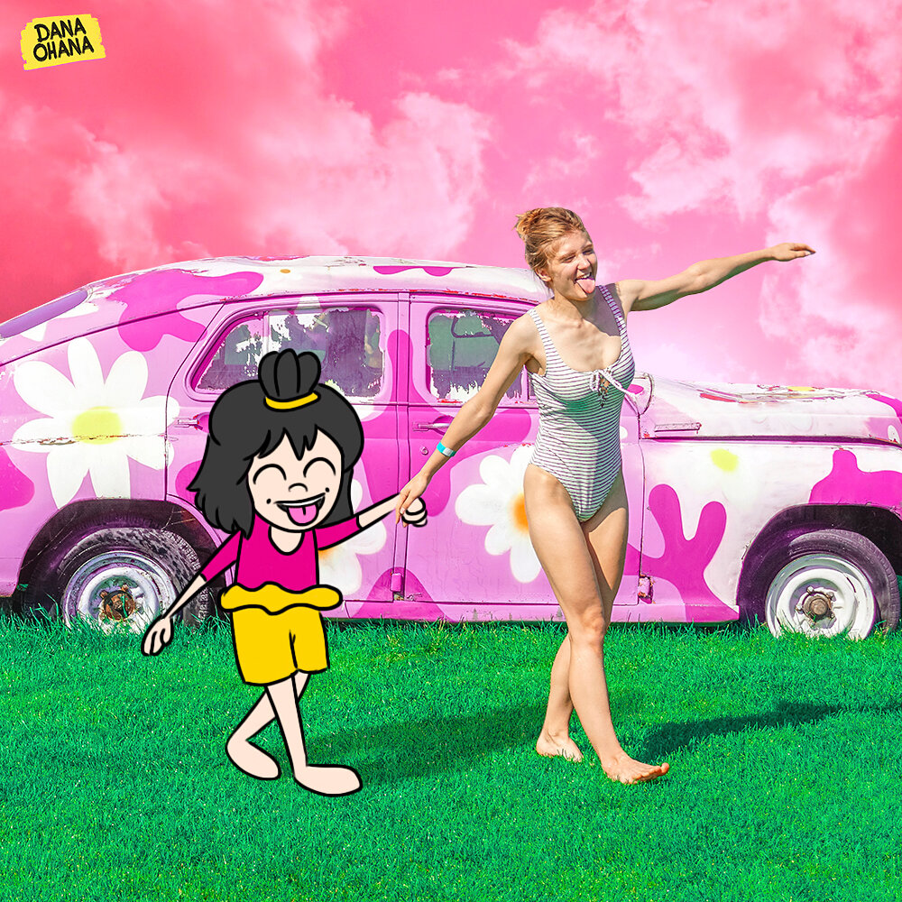 Дана и её рисованное альтер эго