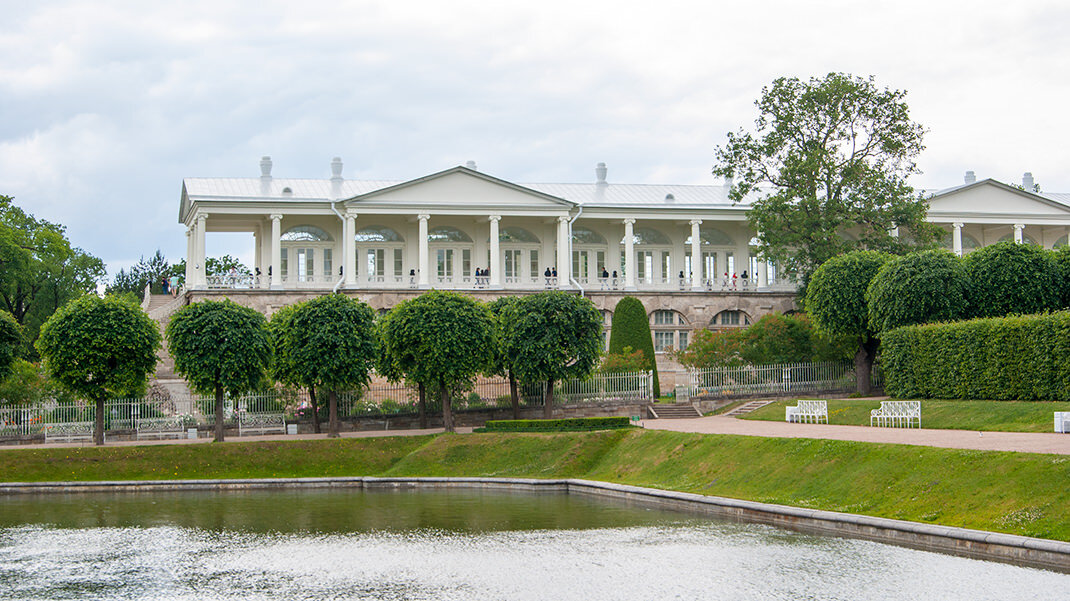 Екатерининский парк Царское село Камеронова галерея