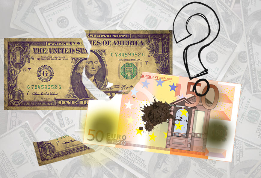 Что делать, если у вас оказались ветхие банкноты долларов или евро ... можно  ли их обменять в России и на каких условиях? | ДЕНЬГОТЕКА | Дзен