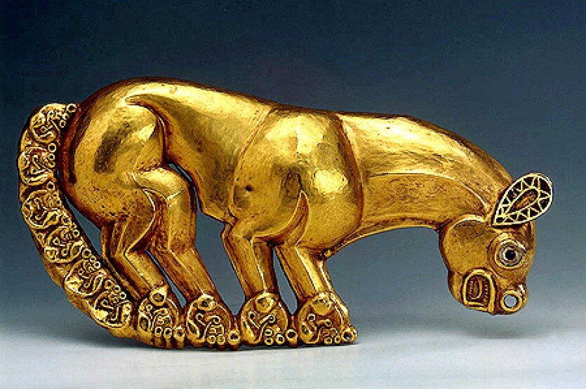  Пантера. Келермесский курган. Ставрополье. VII в. до н. э. Эрмитаж, Санкт-Петербург. 