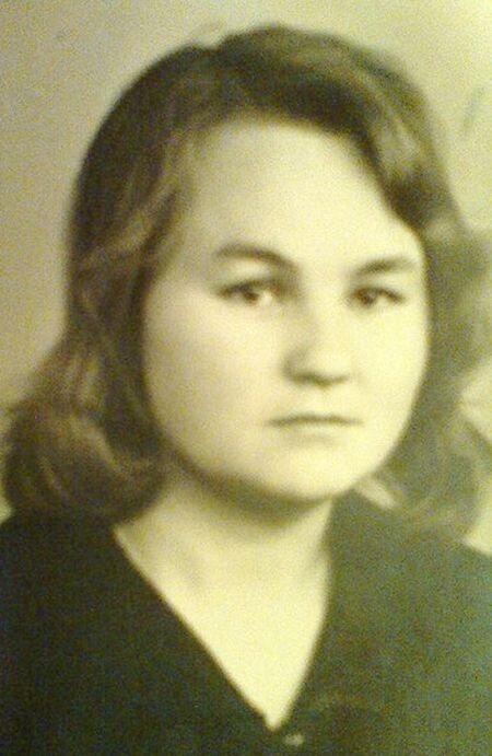Ольга Васильевна в молодости