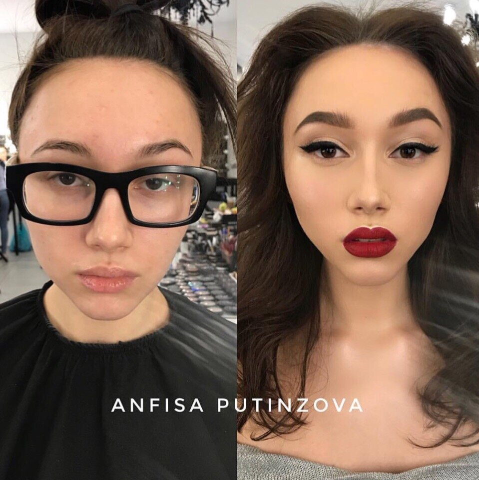 Как приятно, когда в девушке можно увидеть и воспроизвести красоту! Я чувствую такое удовольствие, когда получается воплотить угаданное в действительность. Достаточно лишь знать какие приемы и продукты можно использовать;))) следите за новостями. Буду максимально делиться своими секретами в бьюти-сфере. Как вам данное преображение?)))) и вопрос к аудитории: было бы вам интересно, если бы я писала продукты, которые использовала для макияжа?