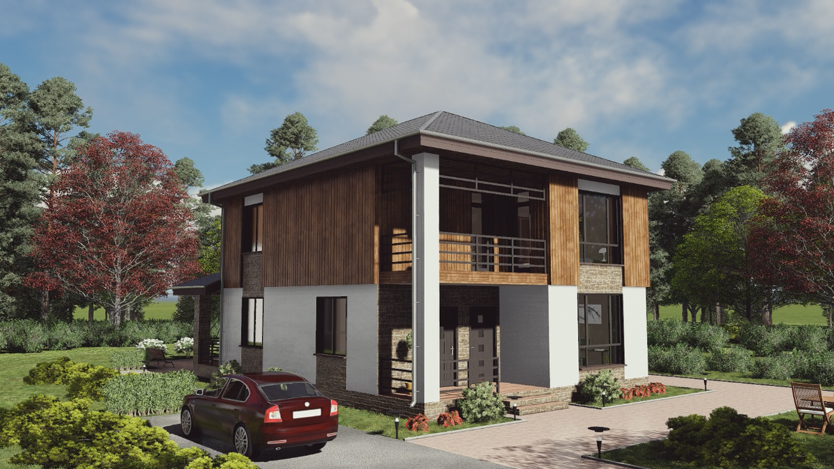 Всегда можно добавить гараж -это не проблема совсем)