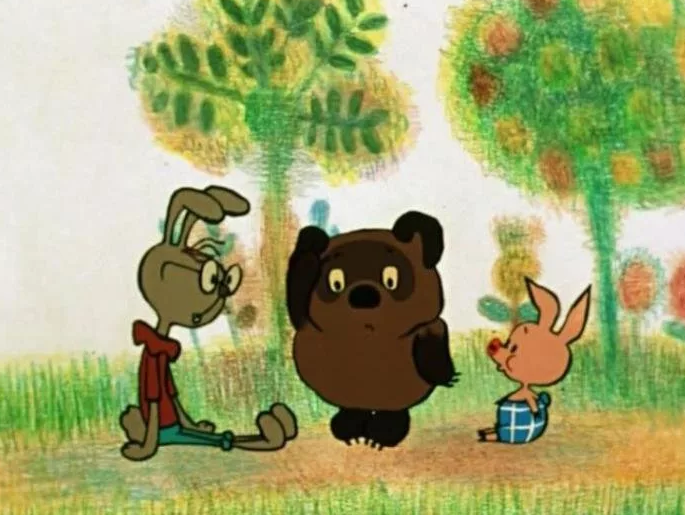 Кадр из мультфильма "Винни-Пух"