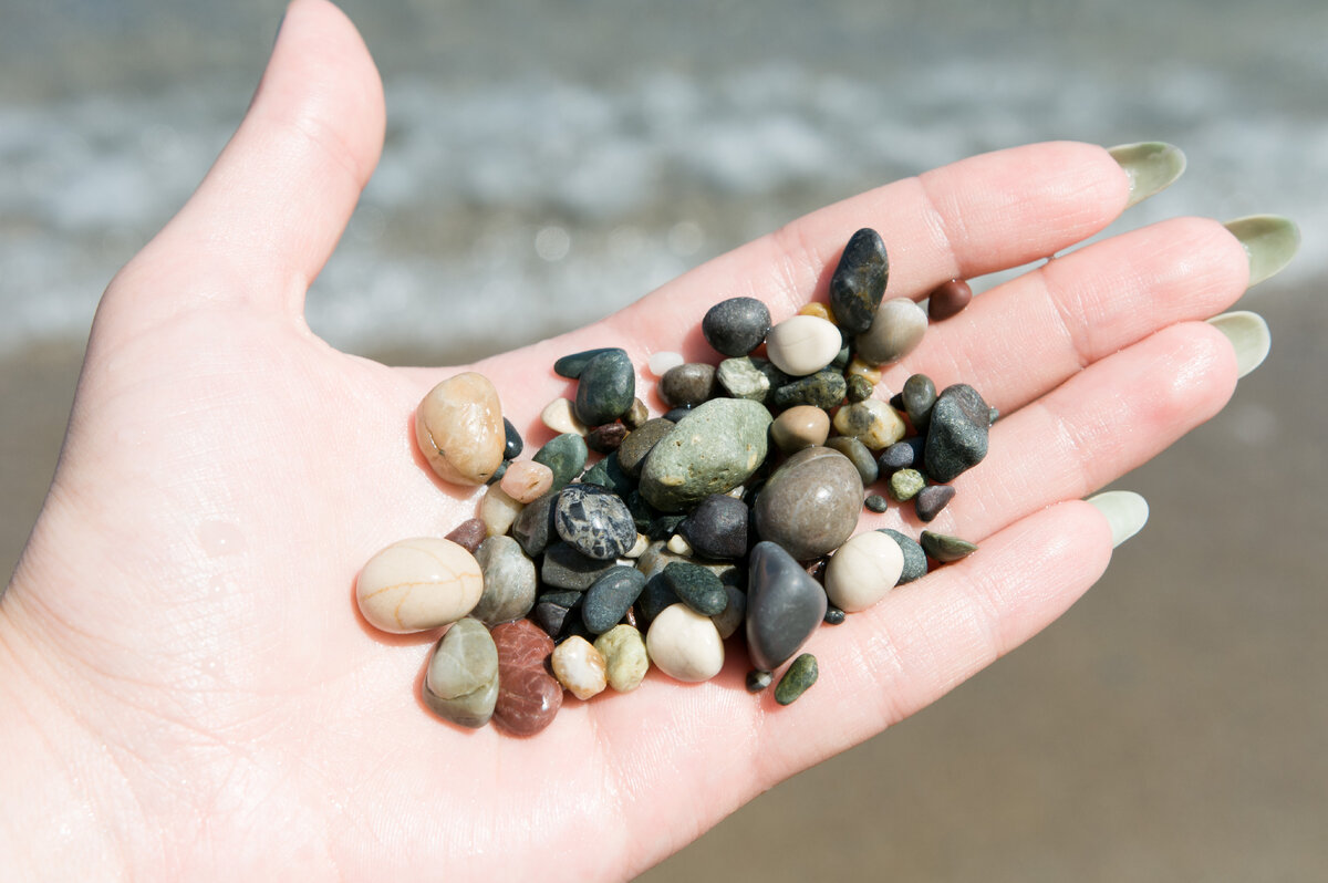 Морские камешки 