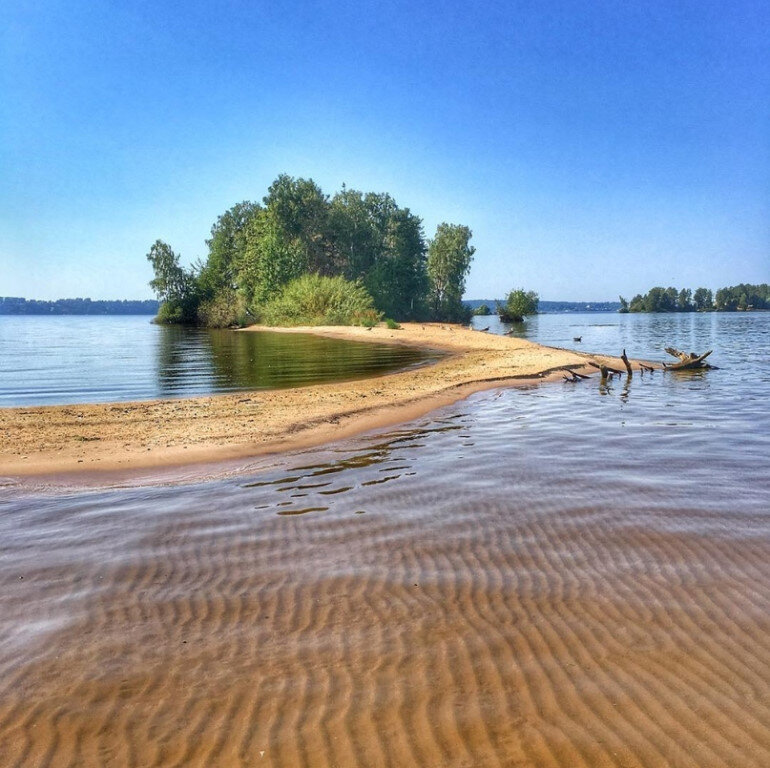 Волга река песочное