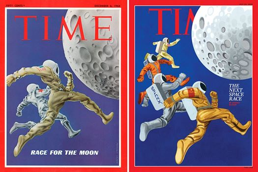 Обложка  50 летней давности повторена "Time" без  русских.