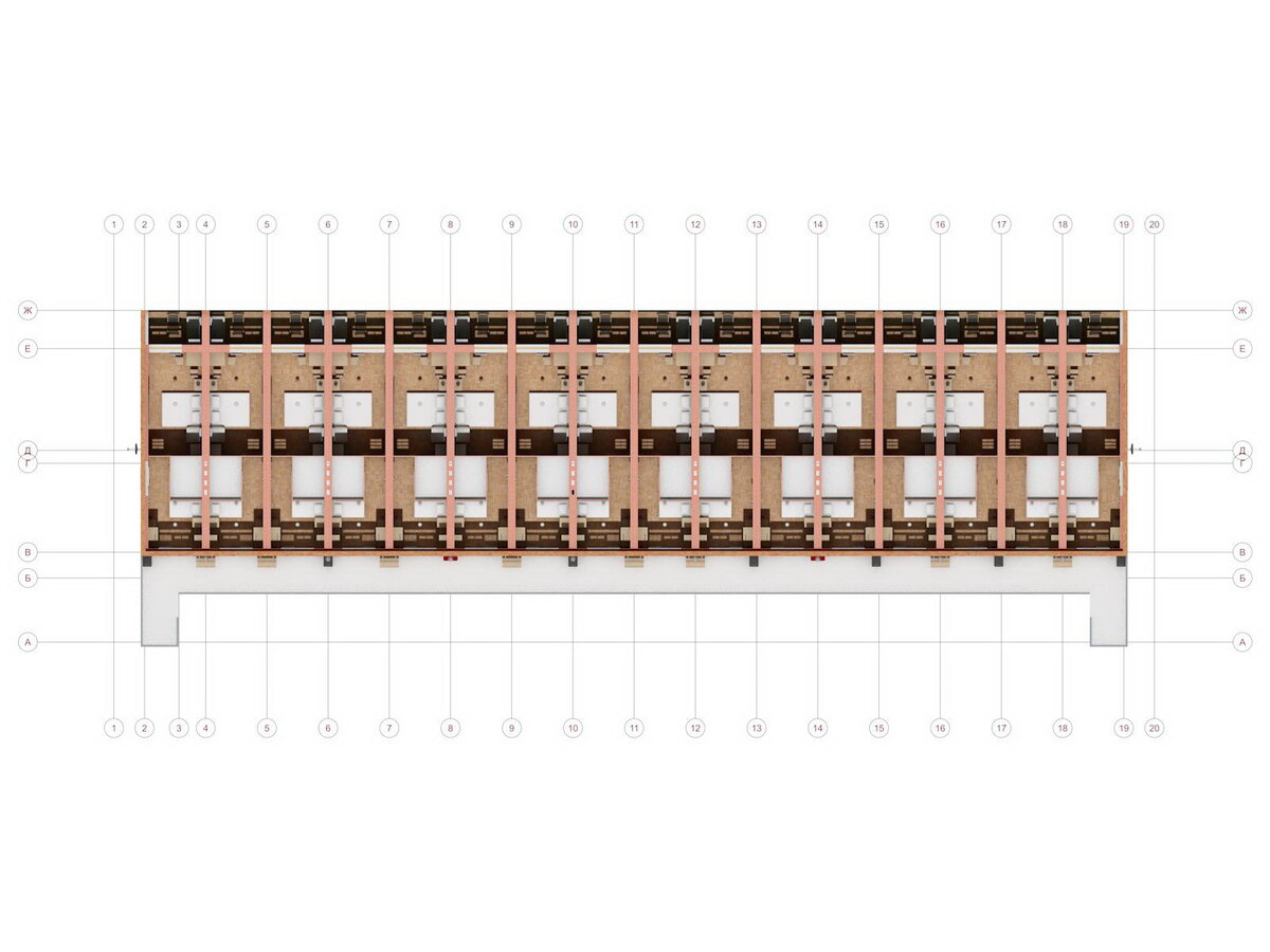 Проект гостиницы галерейного типа | ПРОЕКТЫ ДОМОВ | Дзен