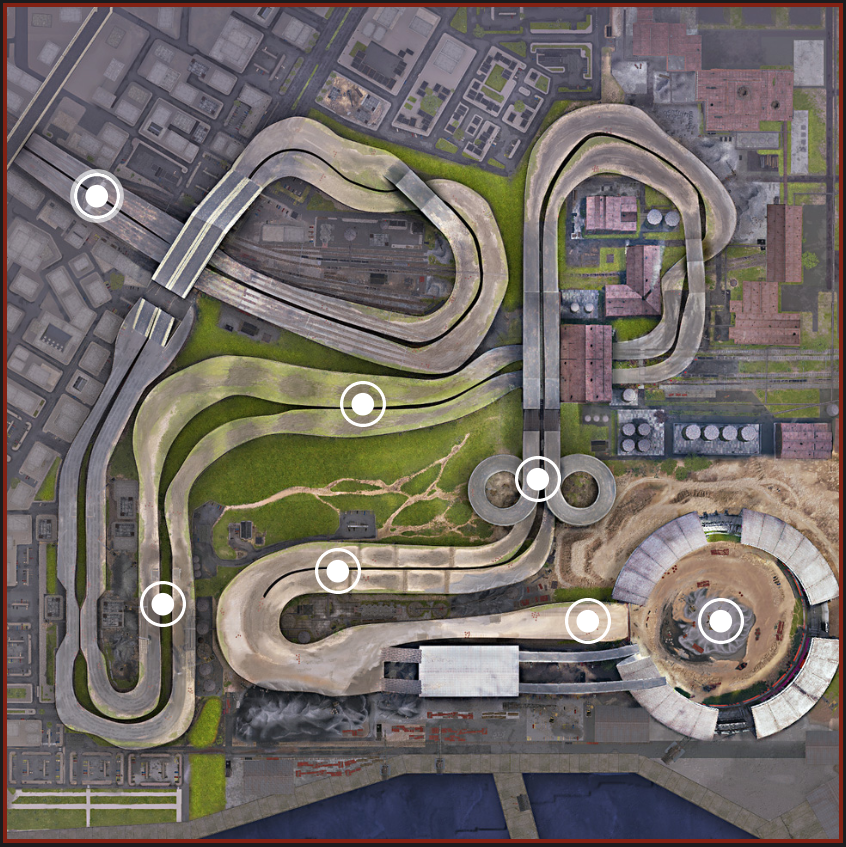 Карта НьюПорт в больших гонках