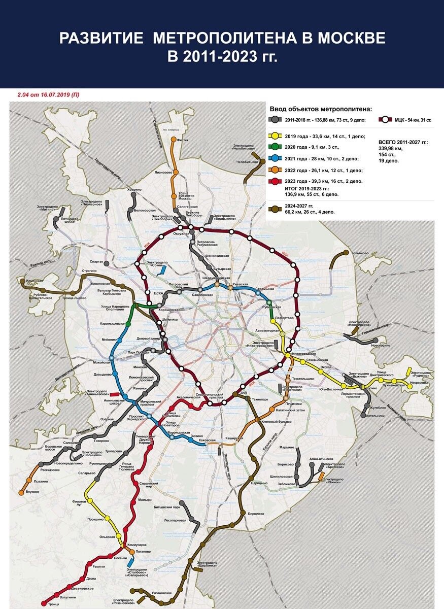 Проект застройки москвы до 2025 года