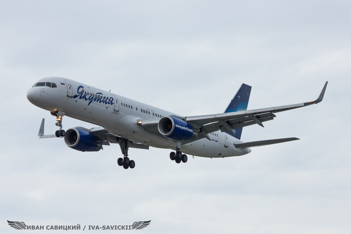 Boeing-757 а/к Якутия, август 2012 г.