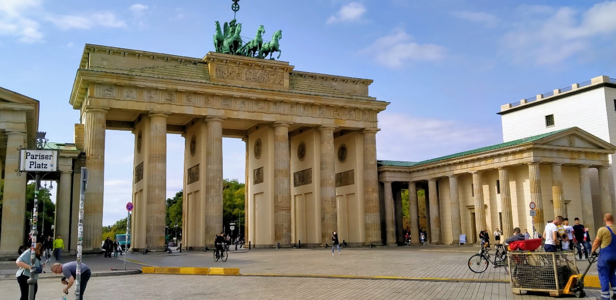 Бранденбургские ворота, Берлин. Фото из личного архива. Сентябрь 2020