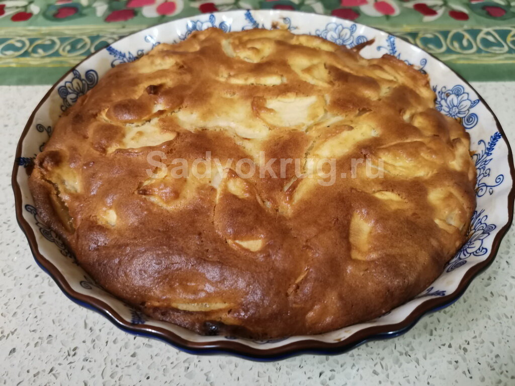 Тающий во рту яблочный пирог.