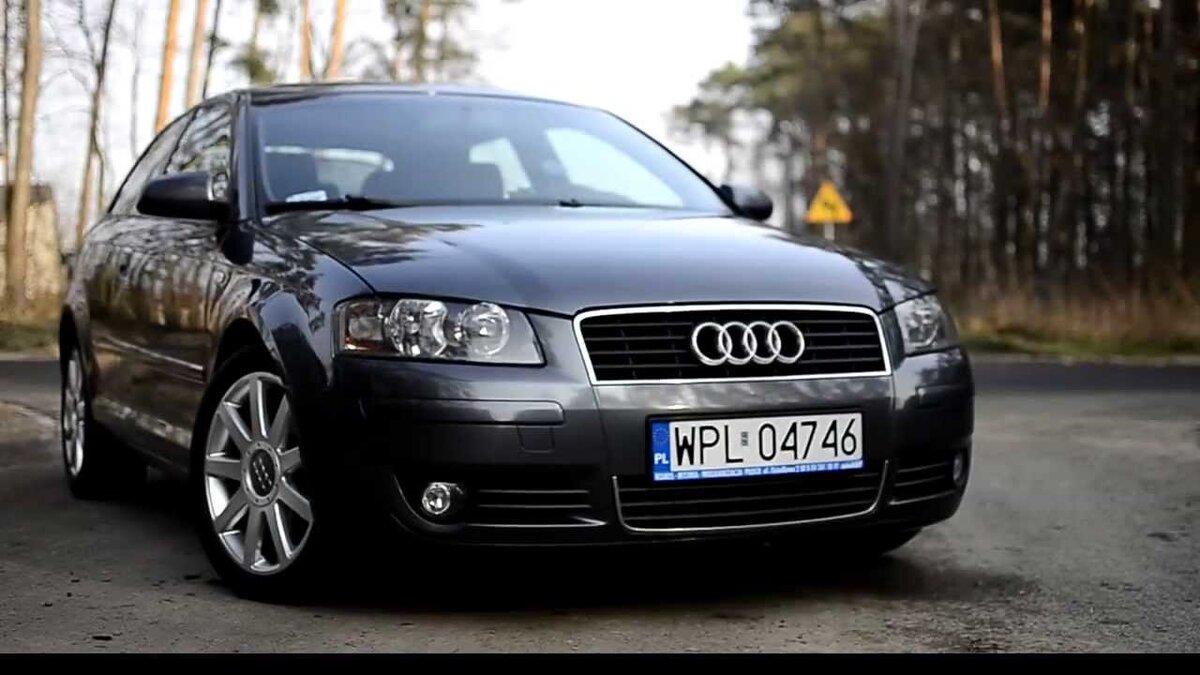 На фото представлена ауди а3 в кузове 8P