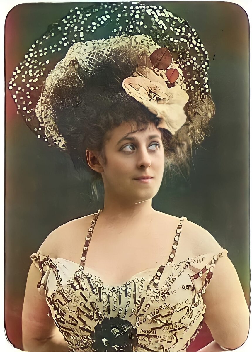 Фанни Лир. Колоризированно автором статьи  с помощью нейросетей