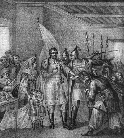 Московская знать вокруг князя Василия II Темного и его семьи