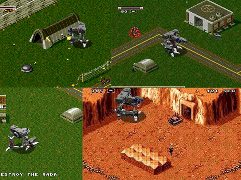 Battletech для Sega - иллюстрации к игре.