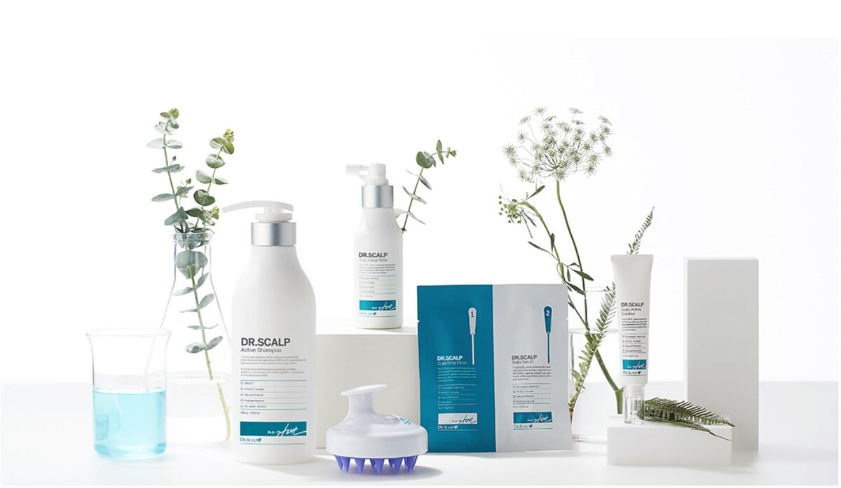 Профессиональная линейка средств от выпадения волос корейского бренда DR.SCALP.