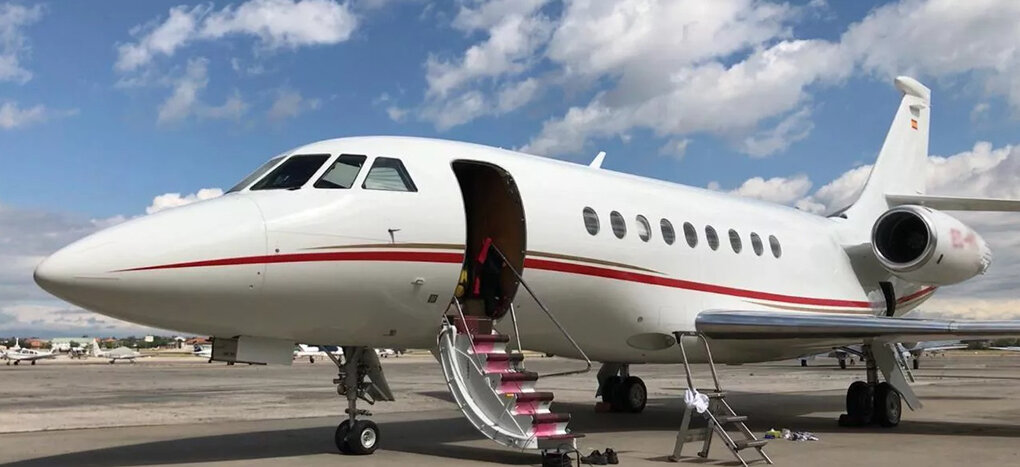 Арендованный Хаютом частный самолет