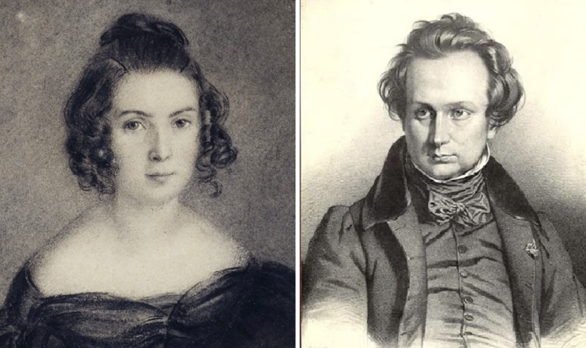 Адель Фуше и Виктор Гюго