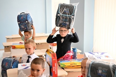   Первоклассники ©Илья Питалев РИА Новости