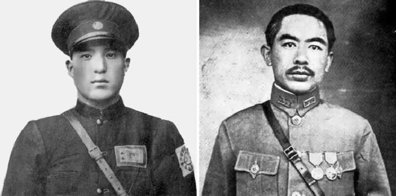 Вождь восставших националистов генерал Ма Чжунин и его главный противник, военный губернатор Шен Шицай.