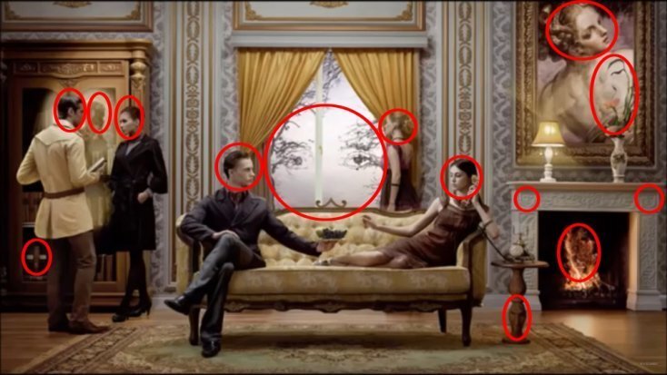 Загадка: Сколько лиц вы видите на этой картине?