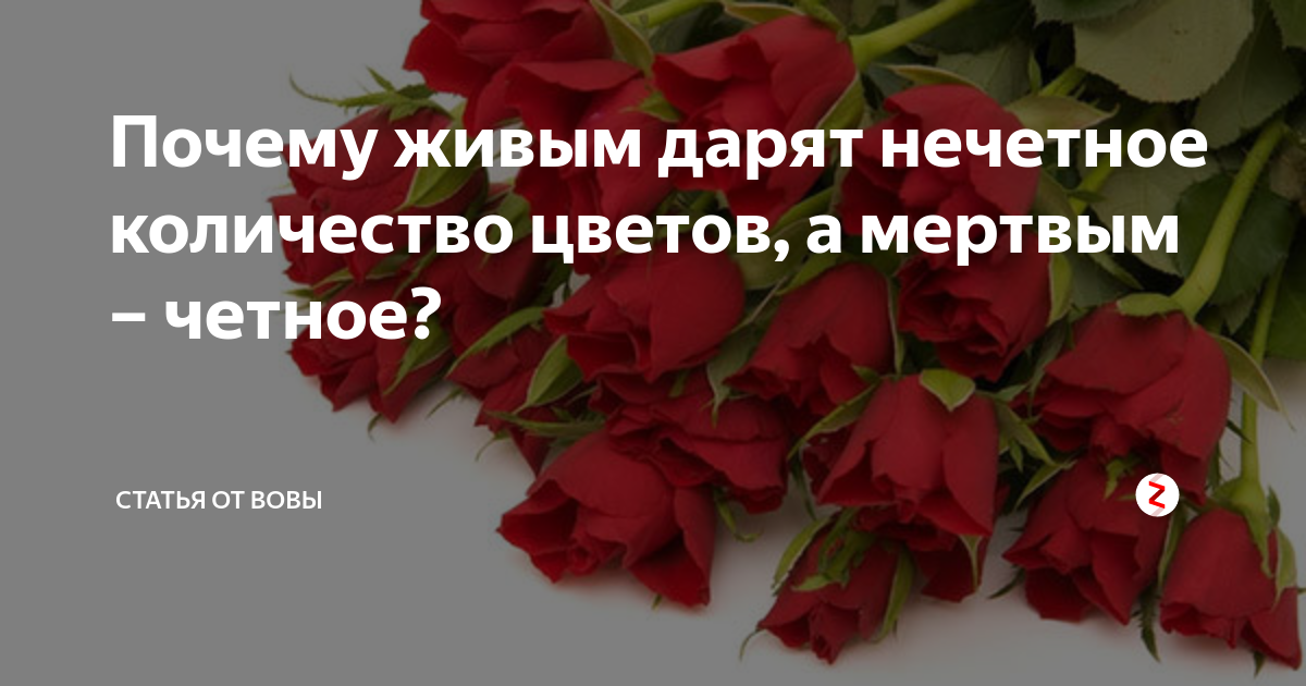 Четные или нечетные дарят цветы. К чему дарят четное количество цветов живому человеку. Нужно дарить четное или нечетное количество