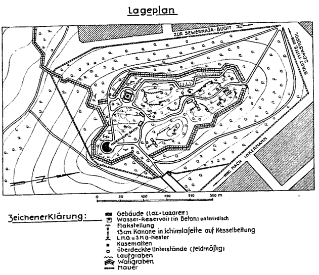  Вот так оборонительную систему Малахова курган увидели немецкие инженеры изучавшие укрепления Севастопля после его падения. Источник: Nachtrag, 1943
 