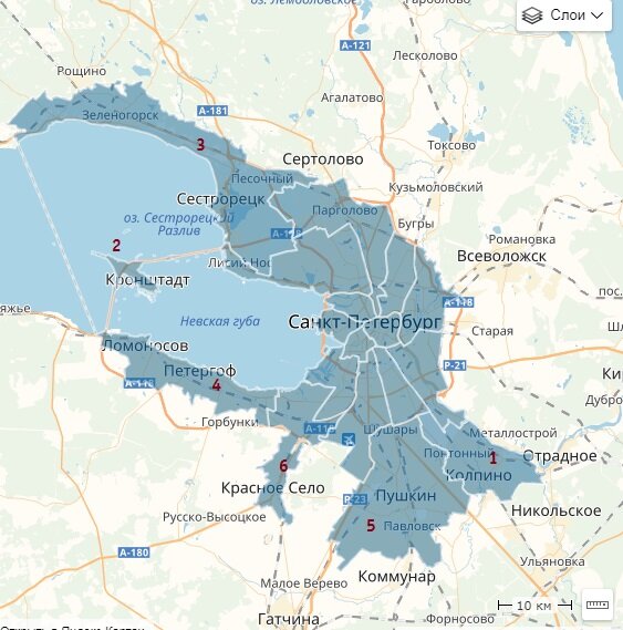 Пригороды СПб