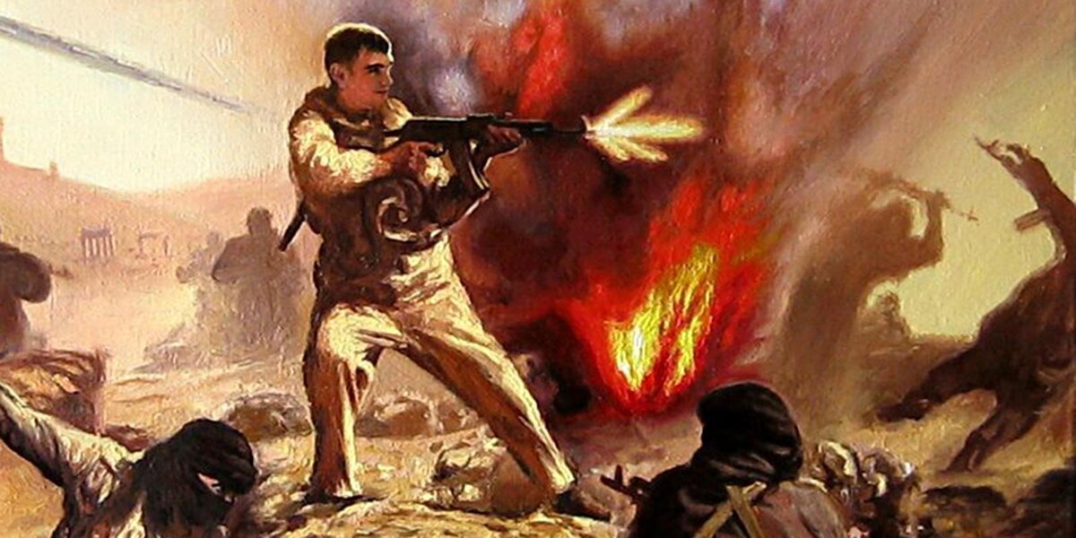 Рисунок 1. В Европе его назвали «Русским Рэмбо»