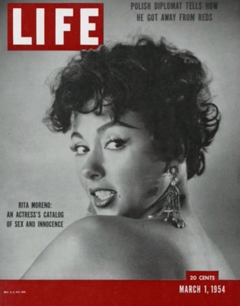 Рита Морено на обложке журнала "Life" от 1 марта 1954 года