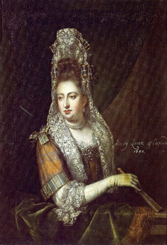 Королева Мария II, Ян дер Ваарт, 1688 г., из коллекции Национальной портретной галереи (Лондон)
