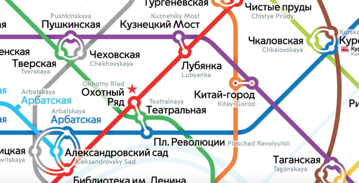 Тверской метрополитен схема