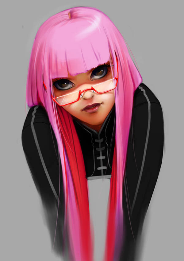 Цифровая живопись произведения девушки Карла Ливерсиджа