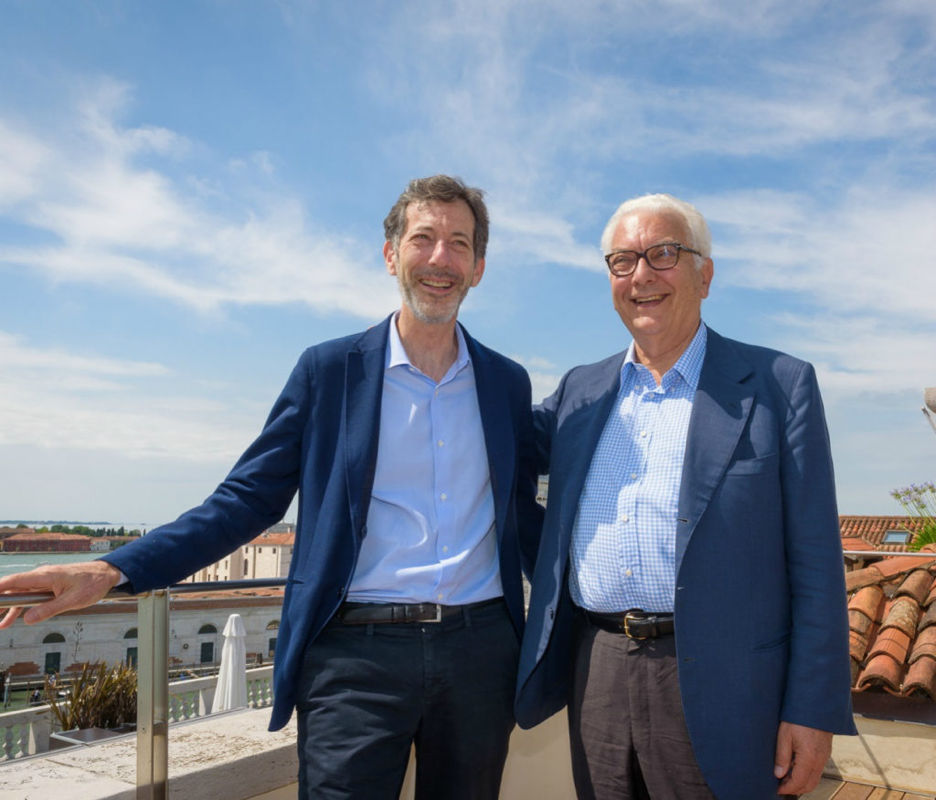 Источник: https://www.labiennale.org. Паоло Баратта, президент Венецианской биеннале. Ральф Ругофф, куратор 58-й Венецианской биеннале
