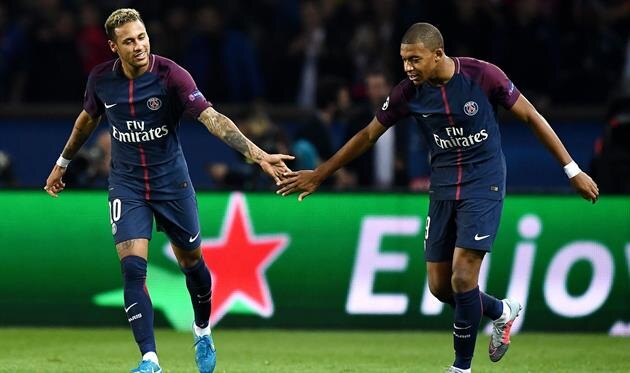 Неймар и Мбаппе в составе "ПСЖ"