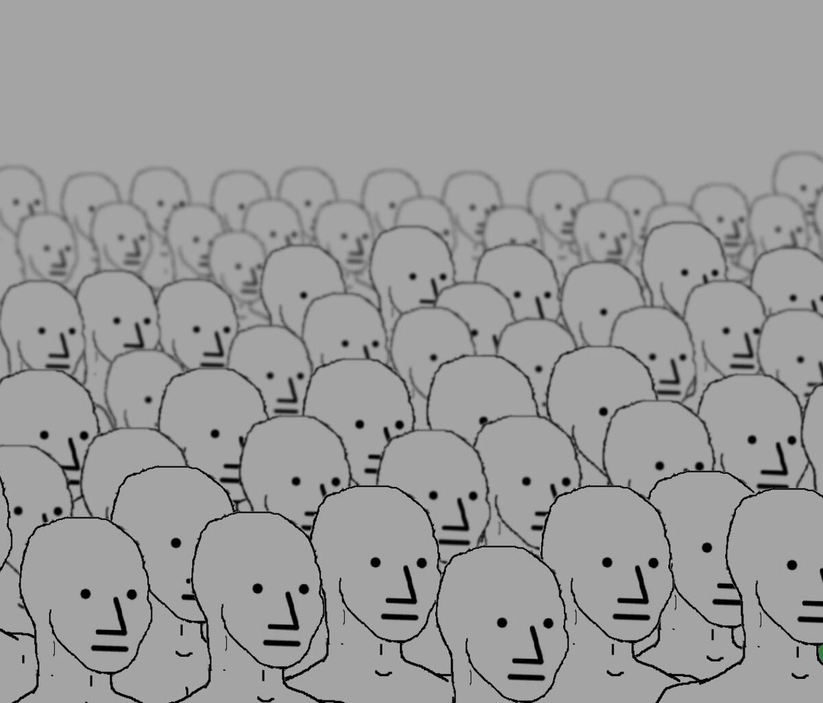 Очередь  в бухгалтерию за зарплатой 