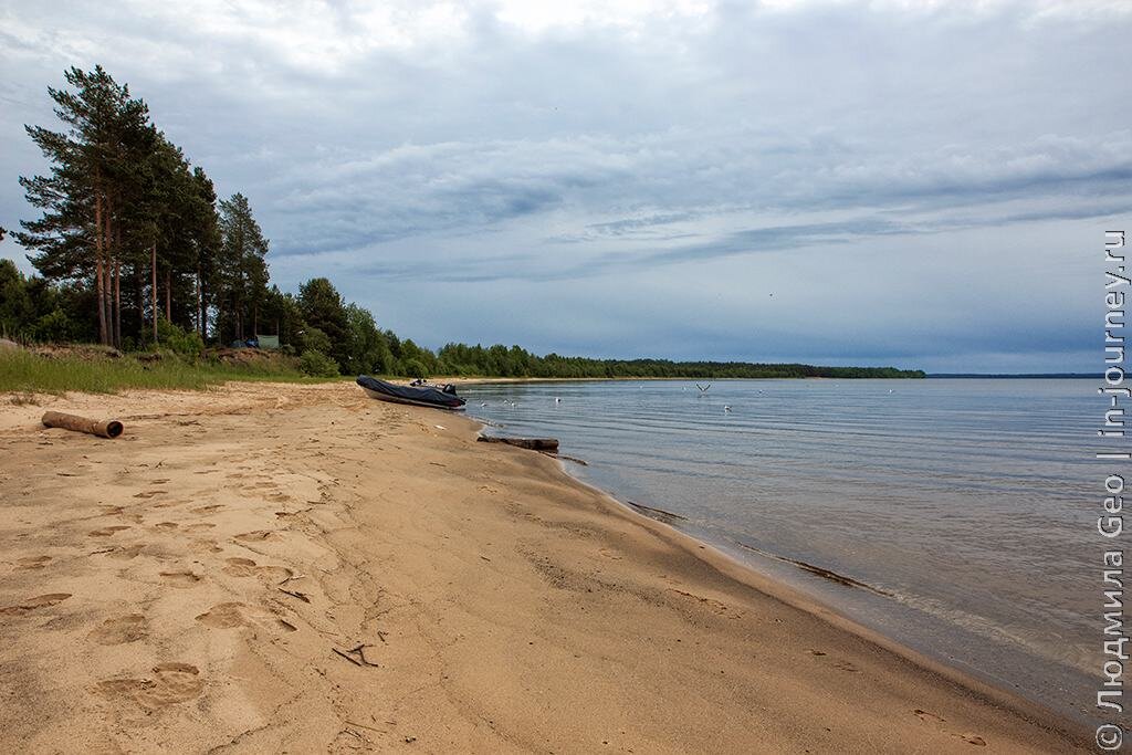 Южный берег Онежского озера Вологодская область