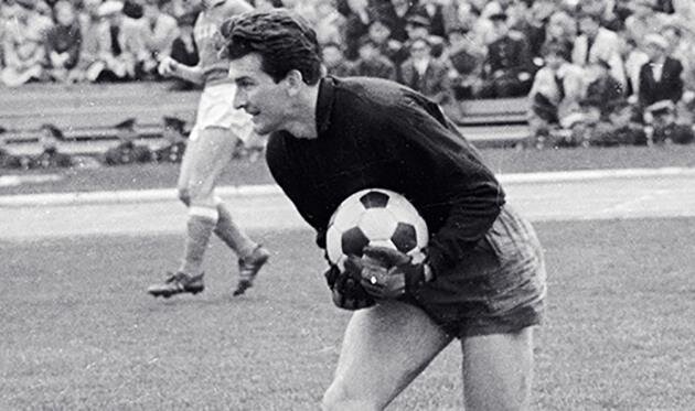 Виктор Банников в воротах сборной