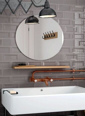 Банальная плитка для небанального декора. 5 эффектных идей для ванной комнаты