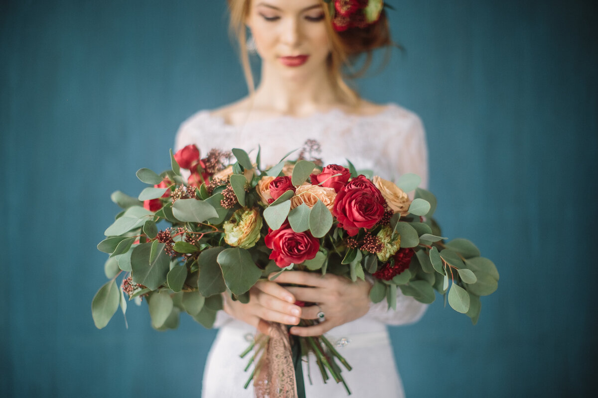 раскидистый букет невесты