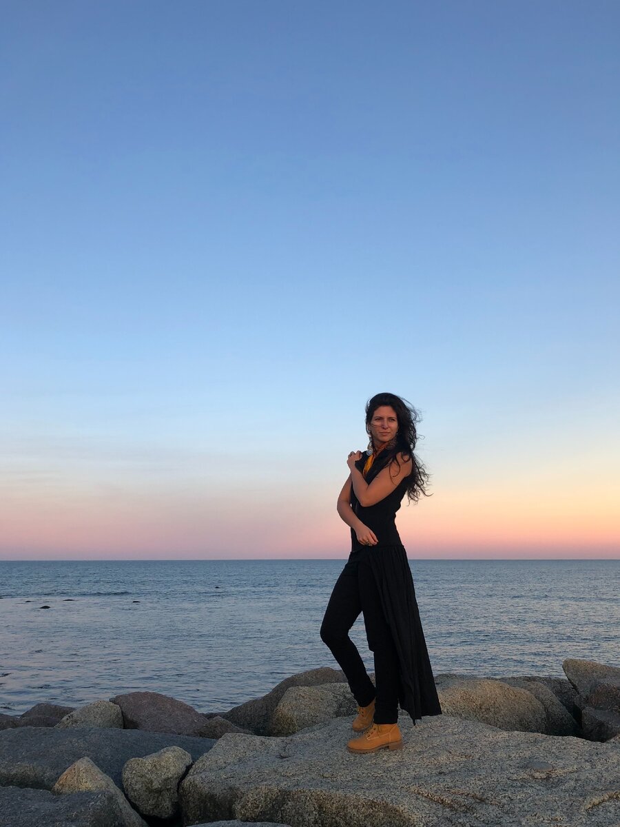 На побережье пригорода Бостона