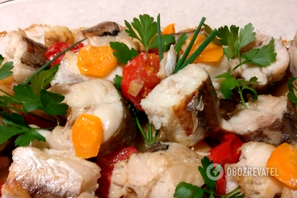 Рыба с овощами
