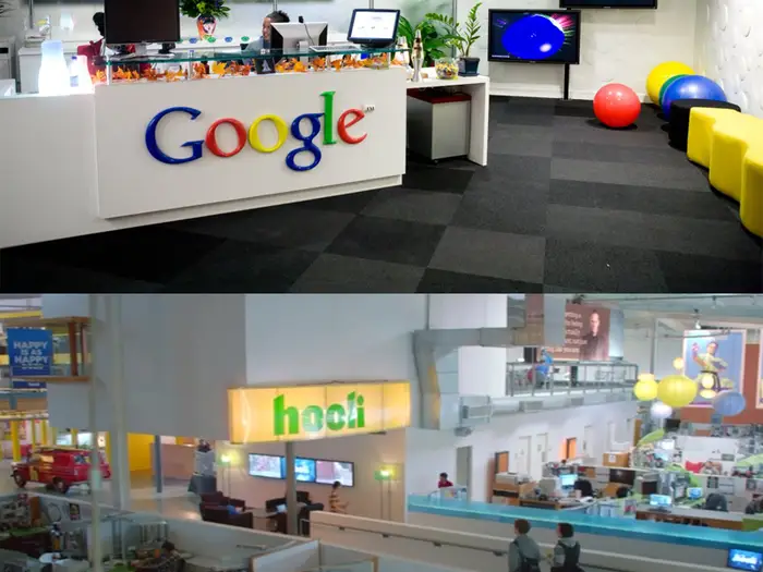 Офисное пространство вымышленной корпорации Hooli стилизовано под офис Google. Изображение: Брендан Хоффман / Getty Images / HBO