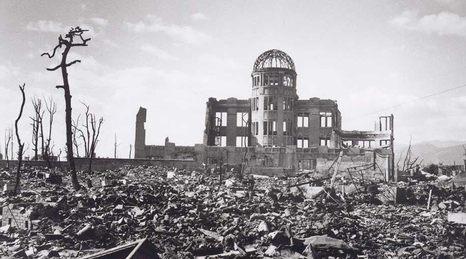 Хиросима, после ядерной бомбардировки.
